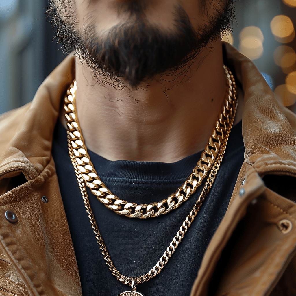 real gold chains for men