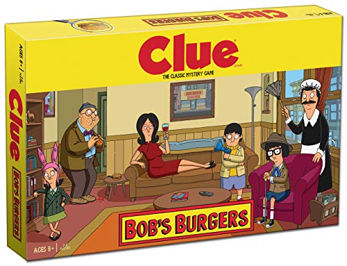 Clue Bobs Burgers Board Game  Themed Bob Burgers Tv Show Clue Game  Officially Licensed Bob'S Burgers Game  Solve The Mystery In This Unique Clue Take On The Classic Board Gam