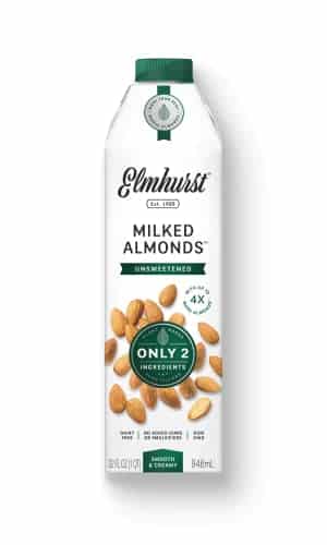 Elmhurst Unsweetened Almond Milk, Ounce (Pack Of )