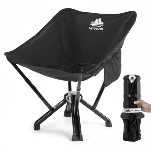 Mtrvr Folding Camping Chairs, Portable Camp Chair, Lightweight, Compact, And Heavy Duty   Perfect For Outdoor Camping, Beach, Lawn, Travel, And Sports, Supports Lbs