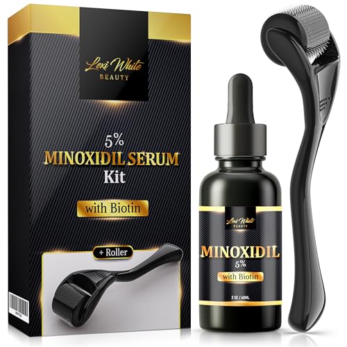 Minoxidil For Men And Women, Derma Roller With Minoxidil %  Derma Roller Microneedle Roller For Face, Roller For Beard Microneedling  Roller Micro Needle Roller For Face Scalp