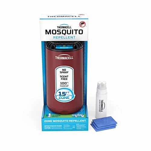 Thermacell Patio Shield Mosquito Repeller; Includes Hour Refill; Highly Effective Mosquito Repellent For Patio; Deet Free Bug Spray Alternative; Scent Free; No Candles Or Flam