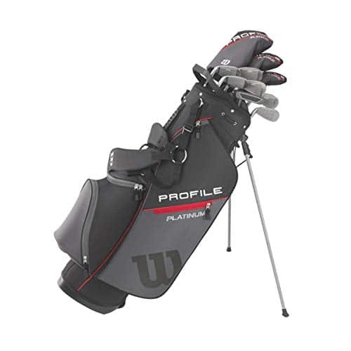 Wilson Golf Profile Platinum Package Set, Men'S Right Handed, Regular Carry , Greyblack