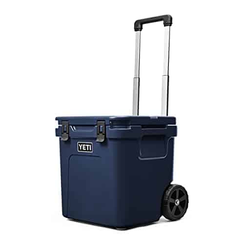 Yeti Roadie Heeled Cooler With Retractable Periscope Handle, Navy