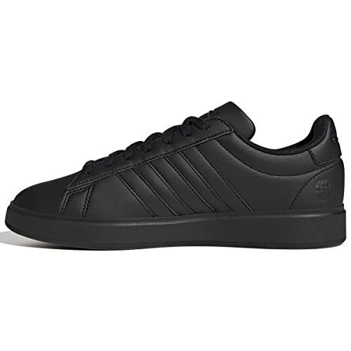 Adidas Men'S Grand Court Tennis Shoe, Blackblackwhite,