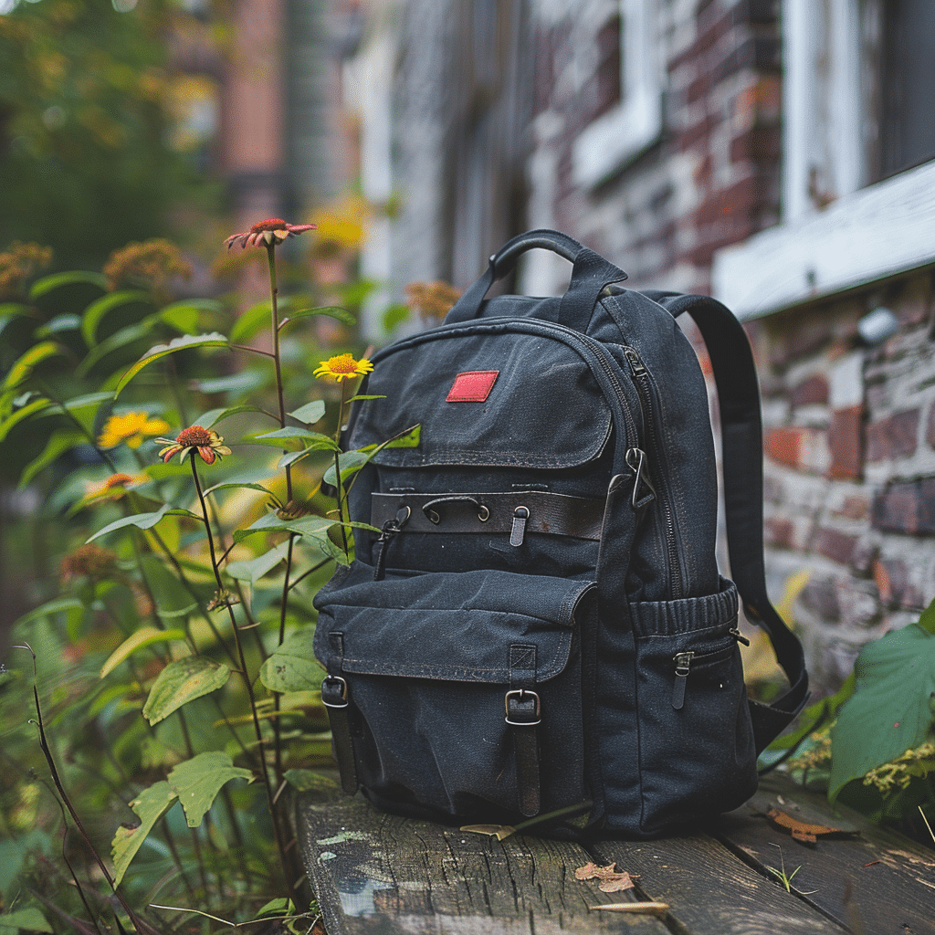 black jansport backpack