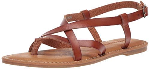 Amazon Essentials Women'S Casual Strappy Sandal, Tan,