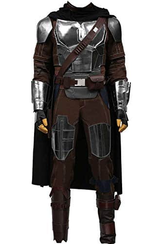 Din Djarin Costume Adult Battle Suit For Hunter Cosplay Halloween Outfit (Men, Medium)