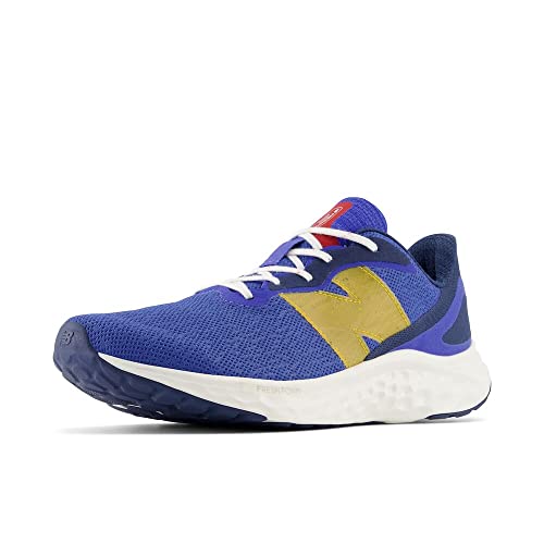 New Balance Men'S Fresh Foam Arishi Vrunning Shoe, Marine Bluehot Marigold Fuzz, Ide