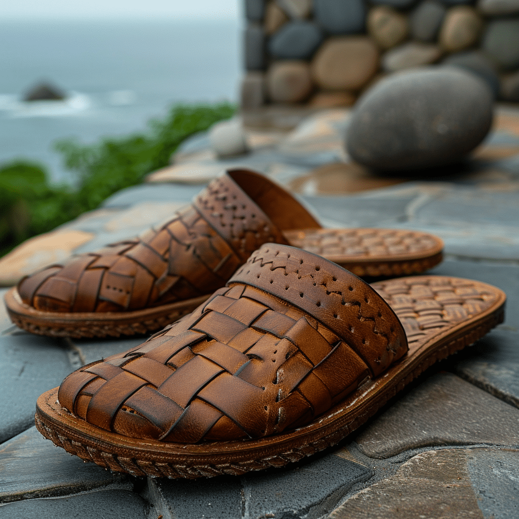 leather sandals