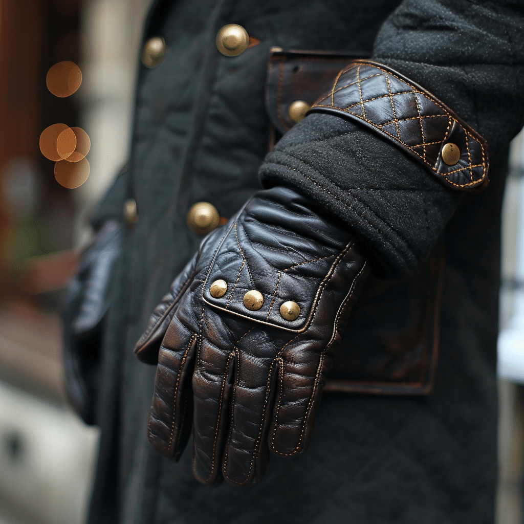 mens leather gloves