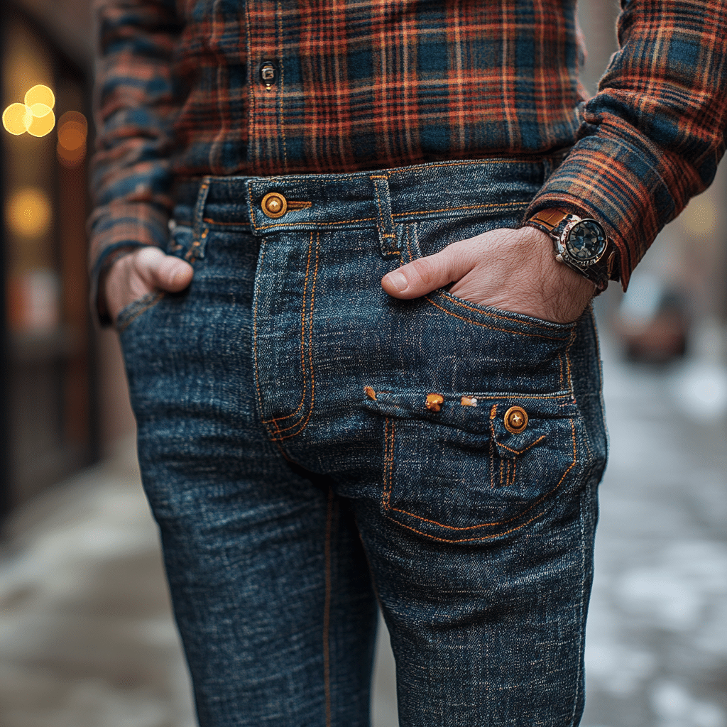 flannel lined jeans