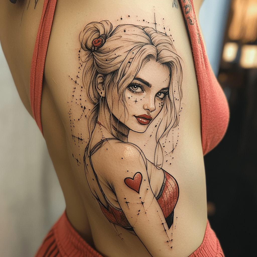 harley quinn tattoos