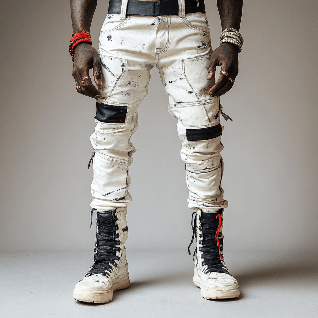 off white jeans