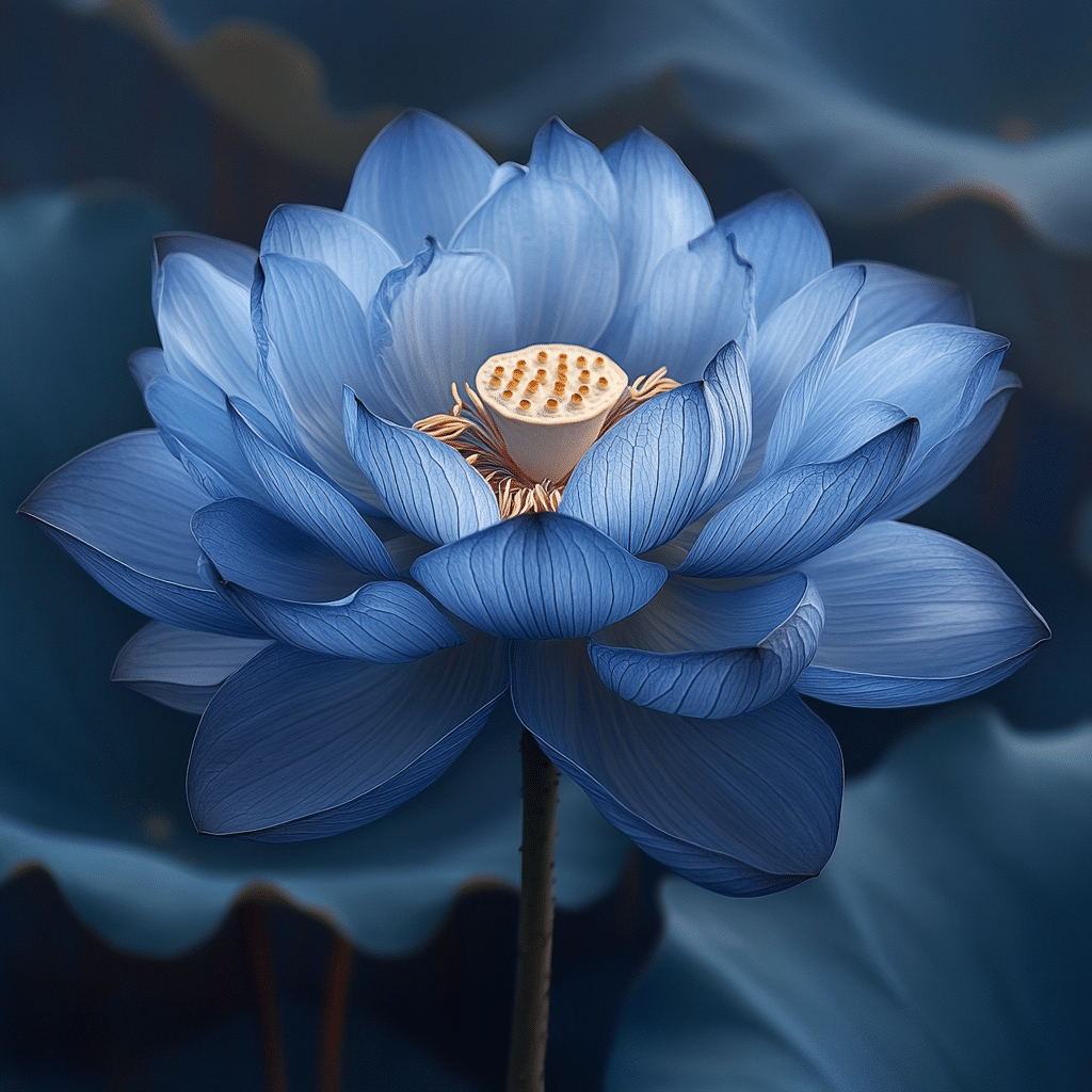 blue lotus flower