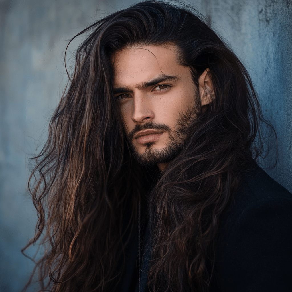 long hair men