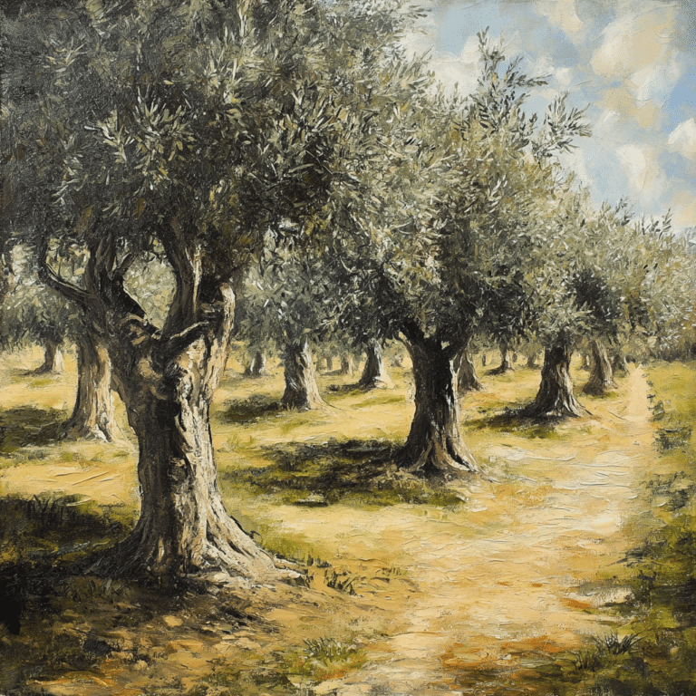 olive trees